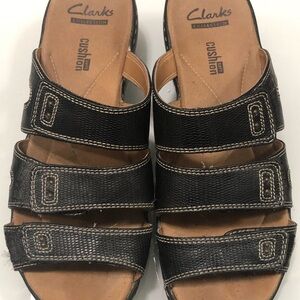Leather Slide Sandals